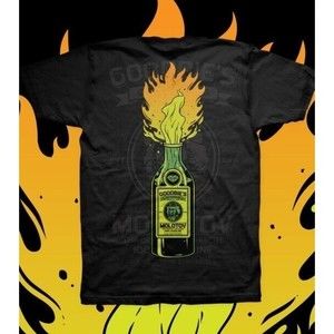 GOODBIE Riot Liquor Skateboard tee black Medium